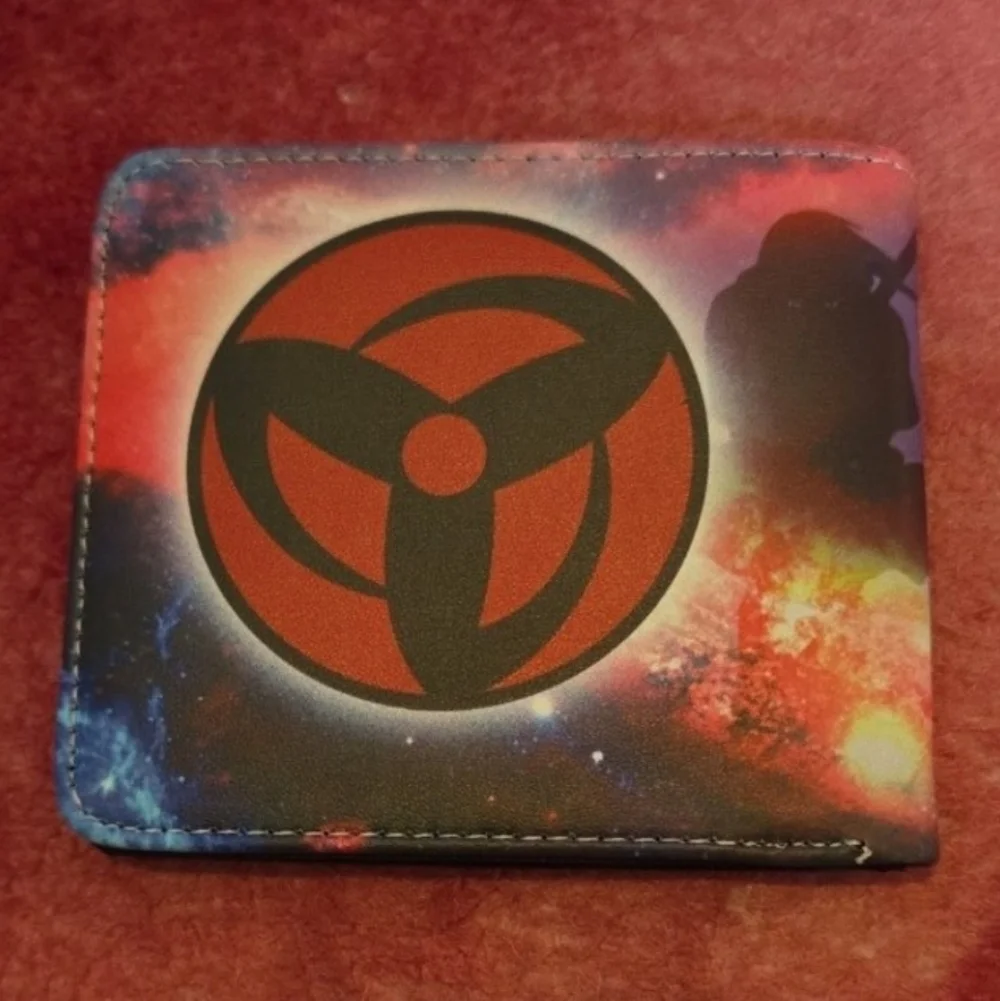 New Naruto itachi akatsuki anime manga leather wallet